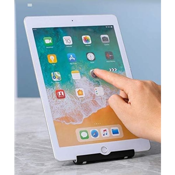 2 kpl säädettävää tablettitelinettä, yhteensopiva Fire HD 8 HD 10, Fire 7 tablettien, Samsungin, e-lukulaitteiden kanssa, työpöydän teline