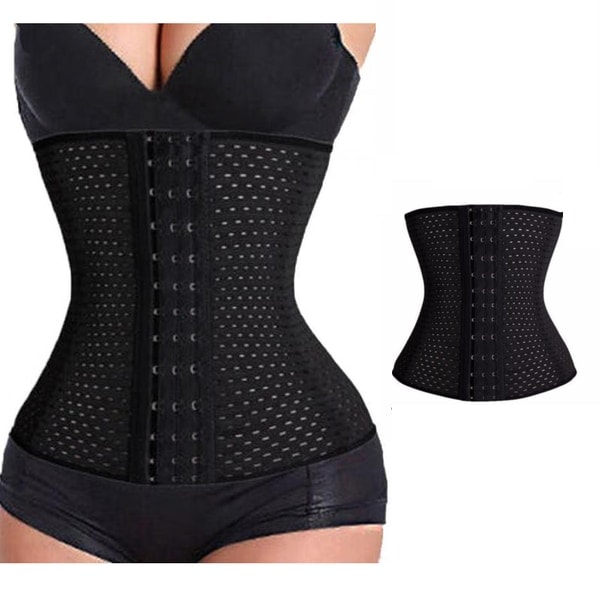 Elastisk WaistTrainer Korset - Sort m