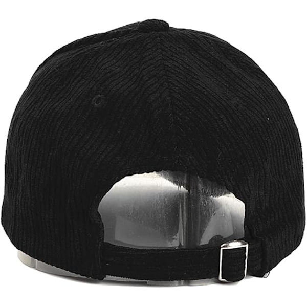 Unisex Corduroy Baseball Cap Justerbar Klassisk Sportkeps Utomhus Solid Caps