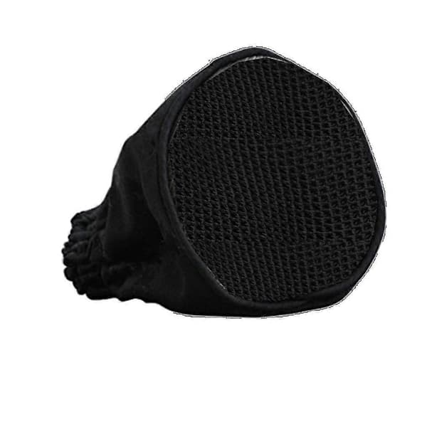 Canvas Svart Universal Hårtork Sock Diffuser Vindblåsare Fäste Skydd