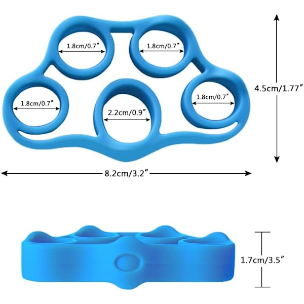 3 kpl Kädensijan Vahvistin, Alaläpän Harjoittelija Kädensijan Vahvistin Sormien Laajennusnauhat Lihas Harjoittelu Urheiluun, Lisää Voimaa Ja Vamman Palautumista