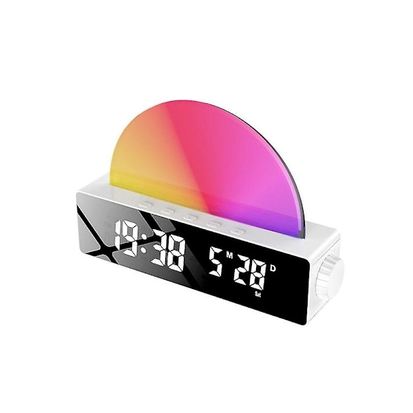 Sunrise , Vågn Op Lys Daggry Simulator, Natbordlampe Multi Farve