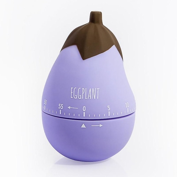 Kitchen Timer Cartoon Movie Novel Cute Loud Alarm Timer for Kids (Eggplant)