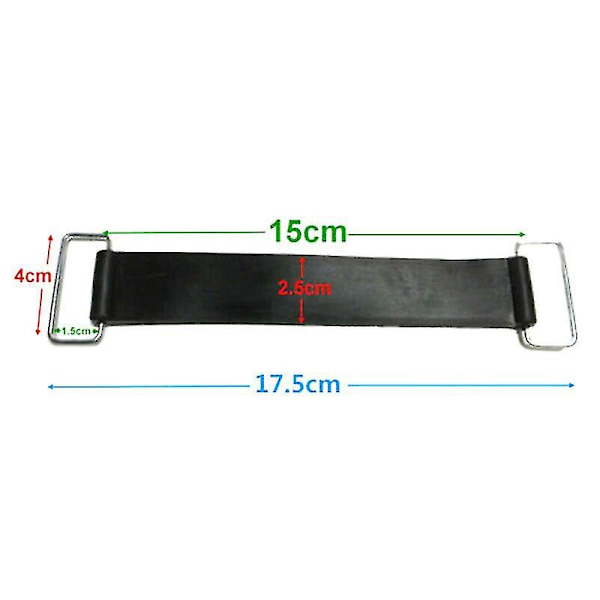 Batteri Gummiband Rem Ställbar Hållare Elastisk Bandage Bälte Sträckbar För Motorcykel 4 Pcs