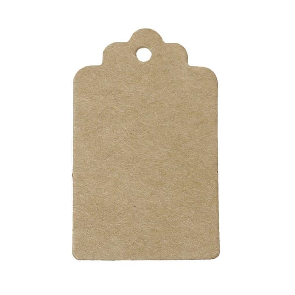 100x papperslappar - brun brun