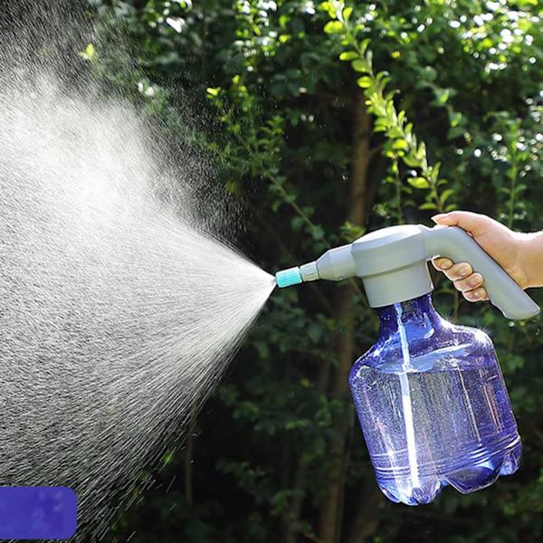 Elektrisk sprayflaska växtförstörare, 3L uppladdningsbar elektrisk sprayflaska med justerbar pip förlängt munstycke för trädgårdsskötsel, gödsling, rengöring