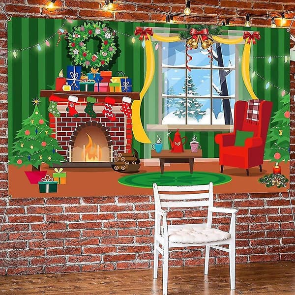 Julebakgrunn Scene Setters Banner Velkommen Vinter Snø