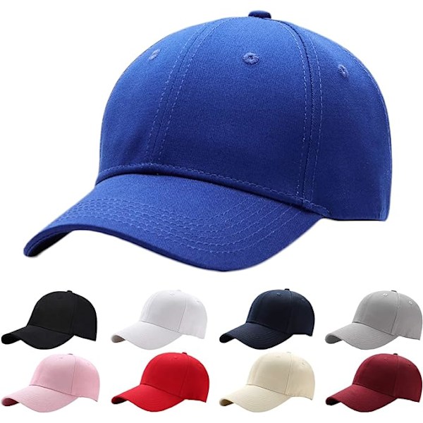 Baseball Cap for Men Women - 100% Cotton， bluex