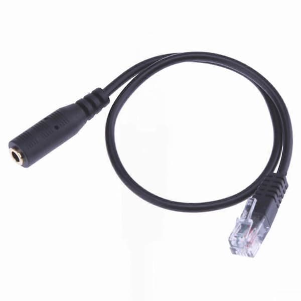 20cm 3.5mm OMTP Smartphone Headset till 4P4C RJ9/RJ10 Telefonadapterkabel