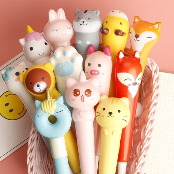 pcs Squishy och bedårande gelpenna Roliga skolmaterial