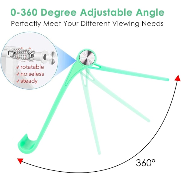 Telefonstativ - Flerstegs justerbart telefonstativ för skrivbord surfplatta Green