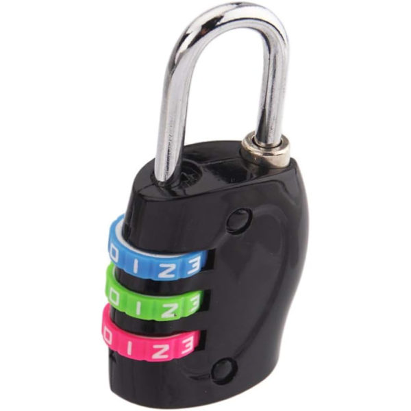 Travellock-reppu, matkalaukku, yhdistelmälukko, 3-kiekkoinen lukko, matkalaukun lukko, matkatavaroiden lukko, salasanallinen lukko, laatikko, matkustaminen