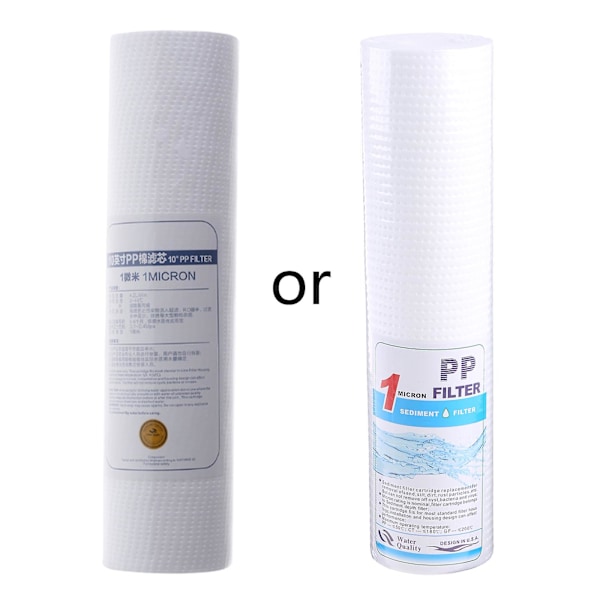 10\" Vandrenser PP Filterpatron 1 Mikron Sigte Sediment Udskiftning 120g