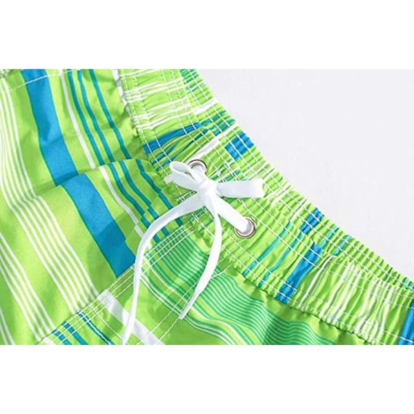 Voksen Strandshorts Menn Kvinner Gutter Jenter Badebukser Badetøy Surfing Bukser Boardshort 100-203cm 9-10 Years Lime Green