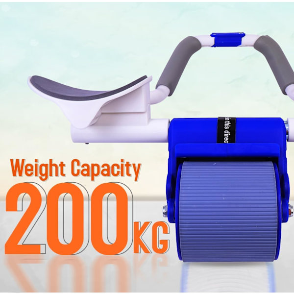 Sports Abdominal AB Roller Automatisk Rebound Träningshjul med Armbågsstöd, Core Exercise Wheel Trainer För Hemmagym