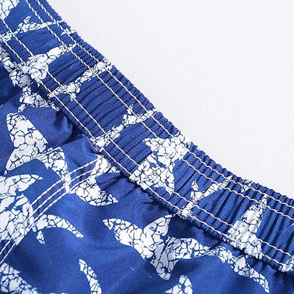Badshorts för vuxna, män, kvinnor, pojkar och flickor, badbyxor, badkläder, surfbyxor, boardshorts 100-210 cm 13-14 Years Blue