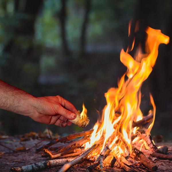 Luonnolliset sytyttimet Eco-puuvillapalat puu- ja takkauuneille, BBQ:lle, hiilille