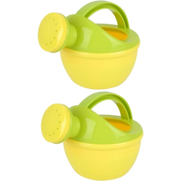 2 st vattenkanna badleksak, barn strand bad sprinkler leksak plast, slumpmässig färg