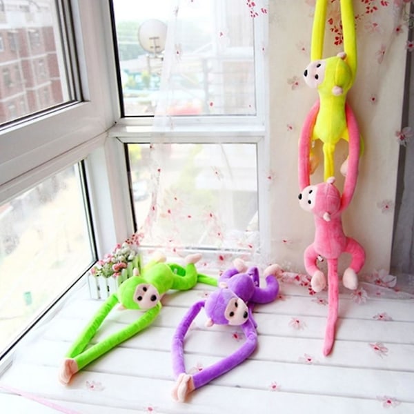 23 cm Langarmet Abe Plush Dukke Sød Plush Legetøj Fyldt Dyr Børnegave