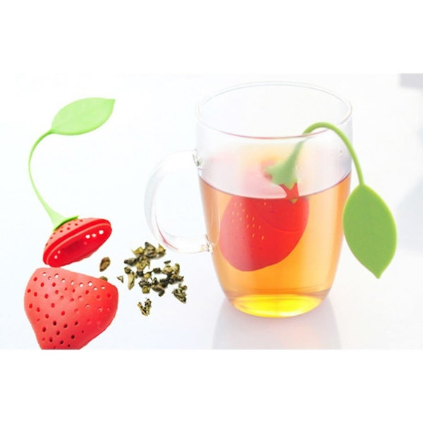 Tesil / tehållare i silikon - Strawberry Multi - Gear