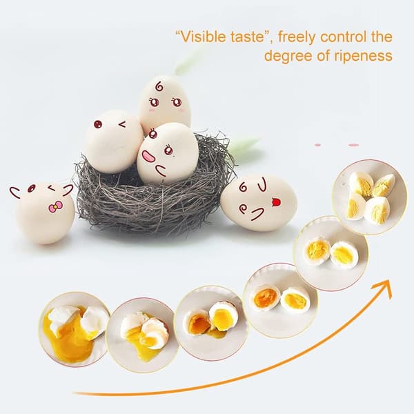 Eggtimer, Egg Timers for Koking Egg, Egg Cooking Indicator for Myke, Medium og Hardkokte Egg, Gjenbrukbar og Høy Oppløsning Egg
