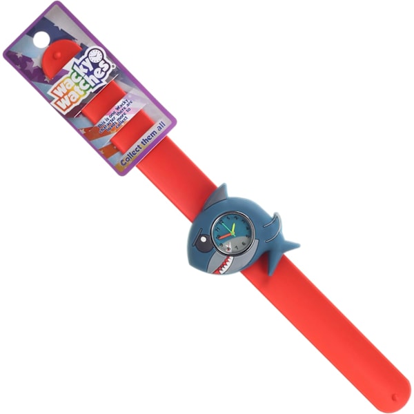 Ur med Haj Havdyr Design Slapwatch Hurtig Pasform Børn Børnesilikon Urrem Lær at Fortælle Tiden Unisex Instant Pasform Enhver Størrelse