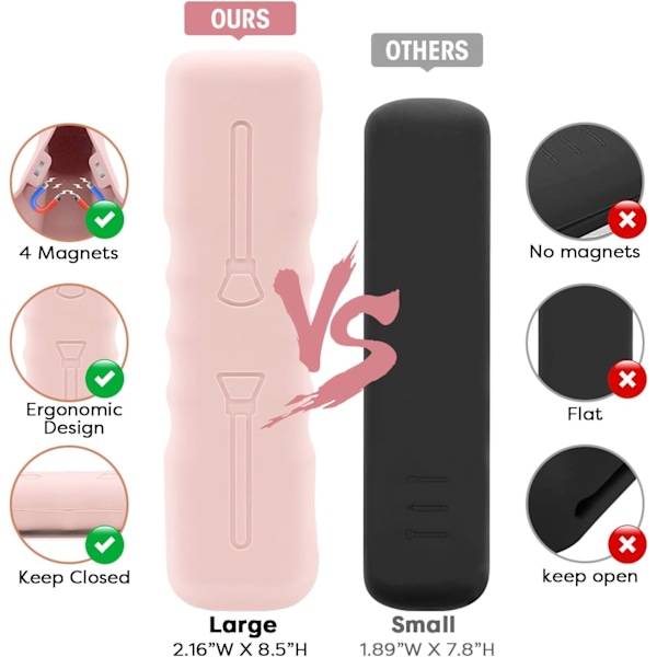 Sminksvampborsthållare, silikon sminkborsthållare väska rese skönhetsblenderhållare sugkoppstorkställ, magnetisk sminkborstefodral organisatör Pink+Brown
