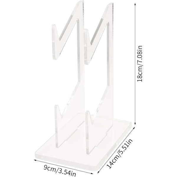 Akryl Spillkontroll Stativholder, Dobbeltlags Spillkontrollholder Stativ, Universal Dobbelt Spillkontrollholder Tilbehør