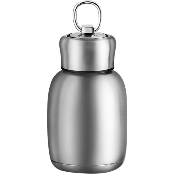 Liten vakuumisolerad vattenflaska 9,4 oz Mini termosmugg Bärbar rostfritt stål Vakuum kaffemugg Resmugg Steel Color