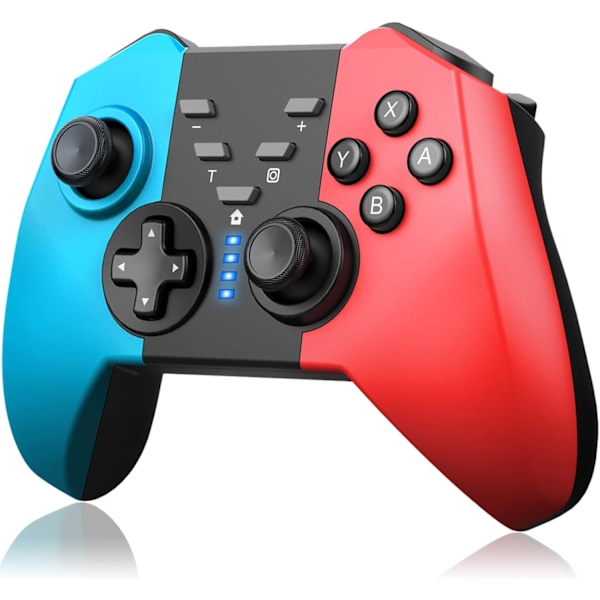Trådlös Switch-kontroller för Nintendo Switch/Switch Lite/Switch OLED/PC-fönster spel, Bluetooth-kontroller Gamepad med väckning, Gyro-axel, Turbo,