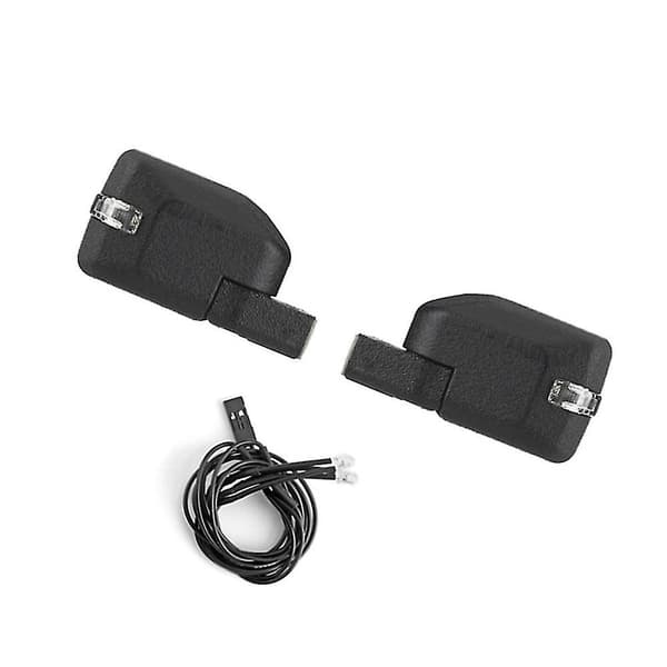 Fällbara backspeglar med LED-lampor för Trx4 Axial Sc RC-bil