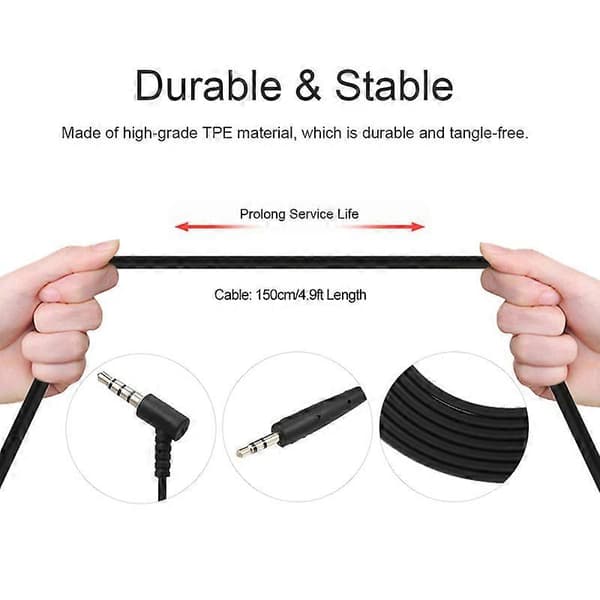 3,5 mm til 2,5 mm lydkabel til BOSE OE2 hovedtelefoner ledning