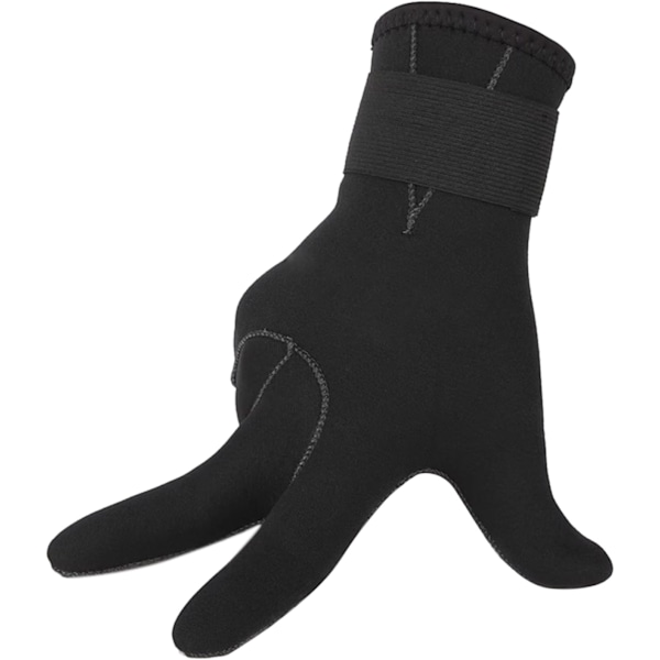 3mm våtdräktshandskar i neopren, varma och halkfria, lämpliga för män och kvinnor, snorkling, simning, dykning, vattensporter XL