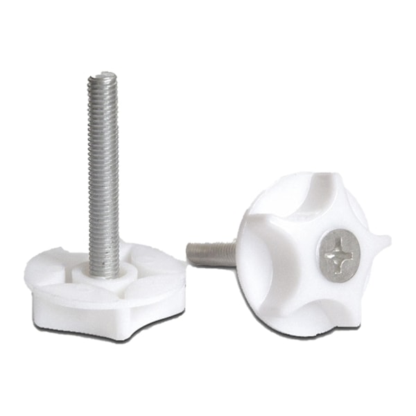 Gavlfestebraketter Kraftige gavlskruer og skiver for divansenger 6pcs