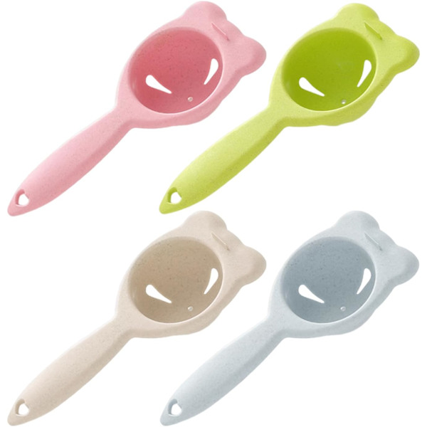 4 Ægseparatorer, Ægseparatorværktøj, Æggeblommer, Æggehvide Separator, Bage Æggehvide Filter, Køkken Ægudtrækning Værktøj, Køkken Æggeblomme Separator
