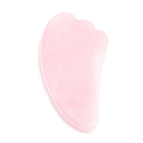UNIQ Jade Roller Rose Quartz + Guasha Stone | för ansiktet