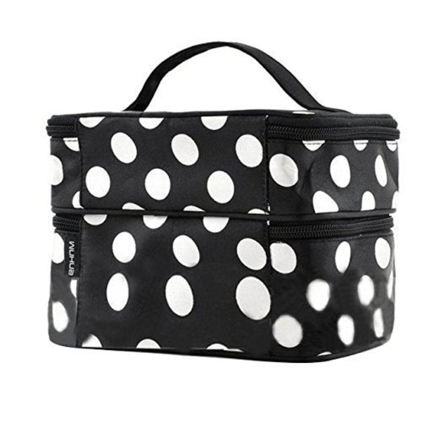 AVERY Dots Dobbel toalettmappe