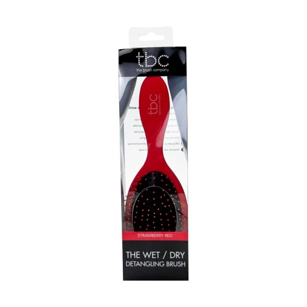 TBC® The Wet & Dry Brush hårborste - Röd