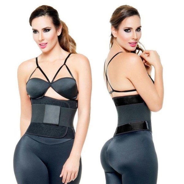 Ava® Waist Trainer Kardborreband - Svart