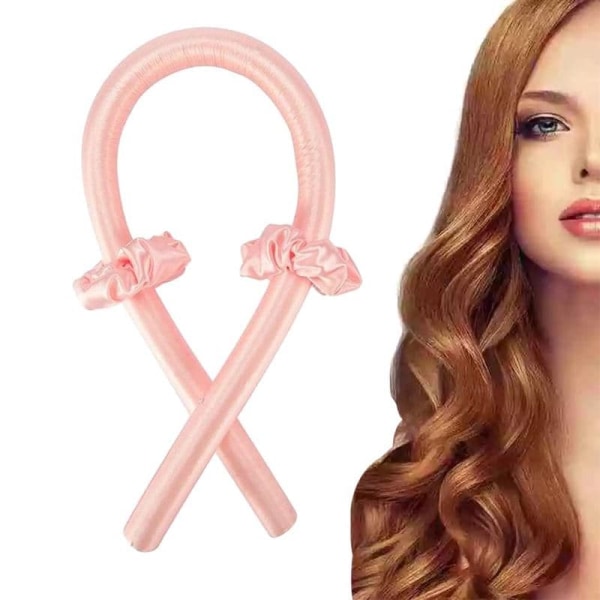 Heatless Hair Curler - Pink