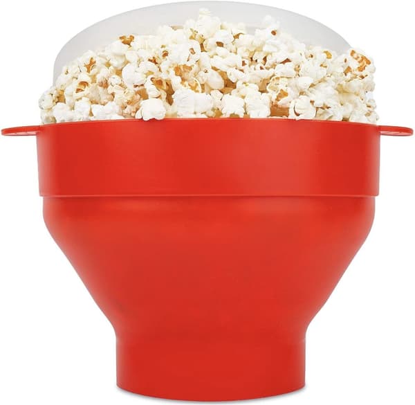 Popcorn Maker - Tee popcornia mikroaaltouunissa - Punainen
