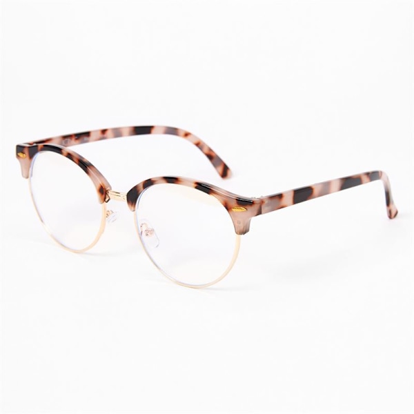 Blue Light-glasögon - Tortoise browline, modell 8