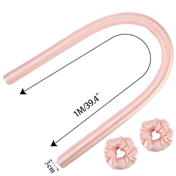 Varmeløs hårkrøller - Rosa