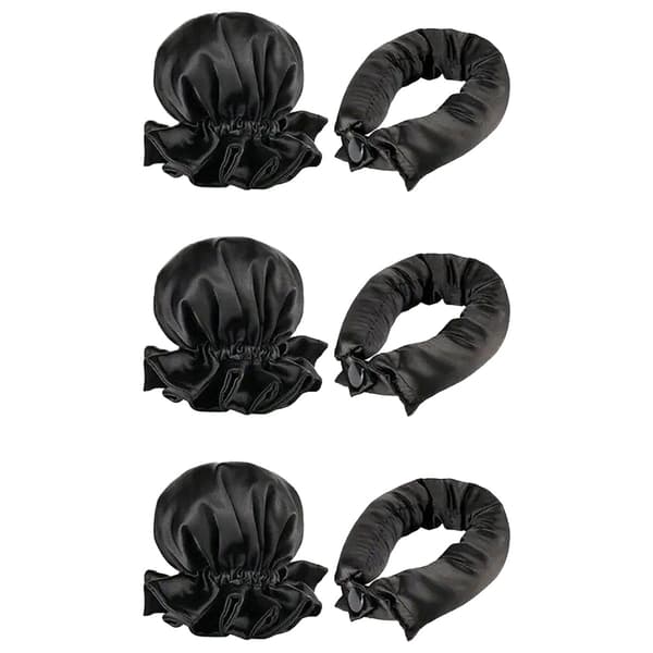 SOHO Heatless Flexi Rod Buns Svart - Varmefrie Krøller