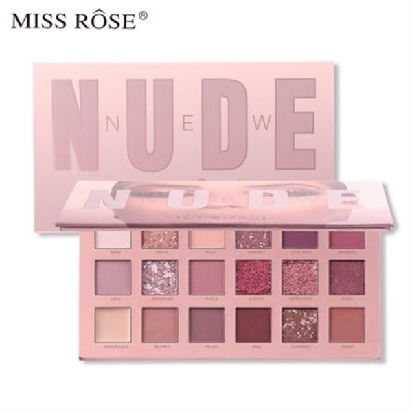 Miss Rose New Nude Eyeshadow Palette, Ögonskugga - Sunset desert
