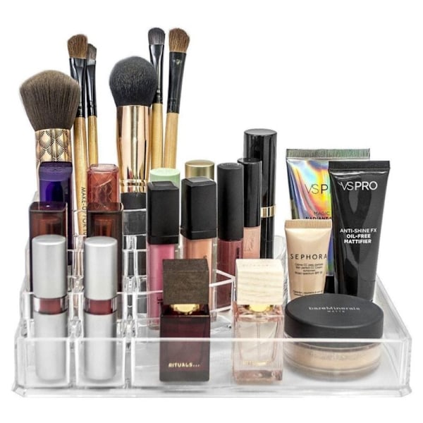 UNIQ Make up-organisatör i akryl 8 fack - ctn 07