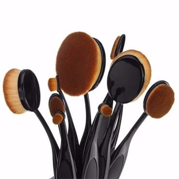 Mermaid® Oval Make-up Brushes - 10 stk.