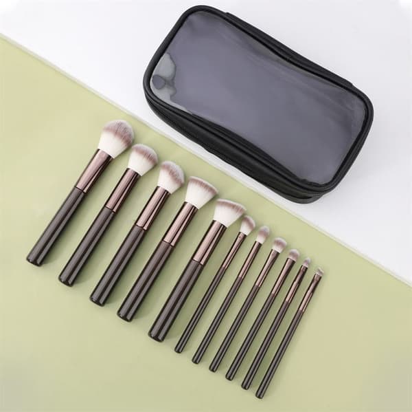Technique PRO Chocolate Bronze Makeup Brush Set - 11 makeupbørster