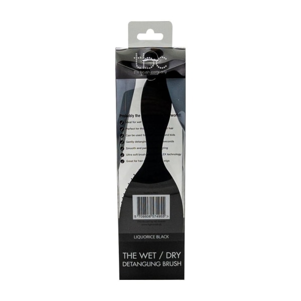 TBC® The Wet & Dry Brush hårborste - Svart