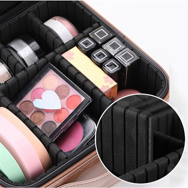 UNIQ makeup resväska - necessär / kosmetikväska för all din makeup - Rose